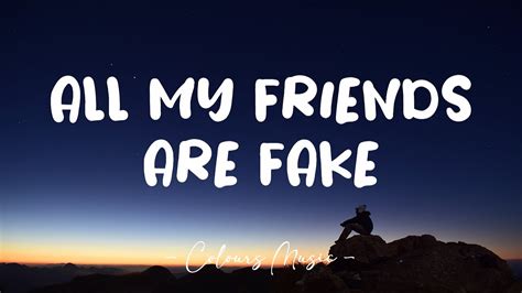 you are fake lyrics
